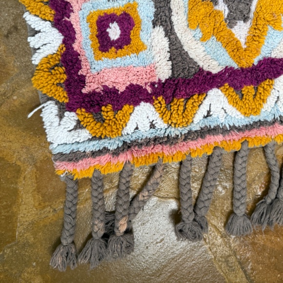 Anthropologie Tufted Aria Bath Mat Flawed - Picture 10 of 13